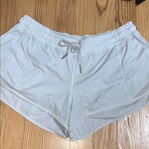 White Lululemon Shorts